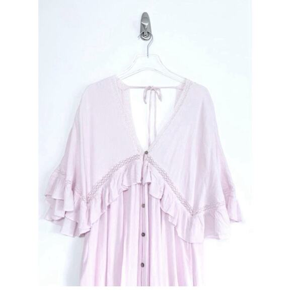 Free People Paradiso Maxi Dress in Pink Rose Size Small - Picture 7 of 9